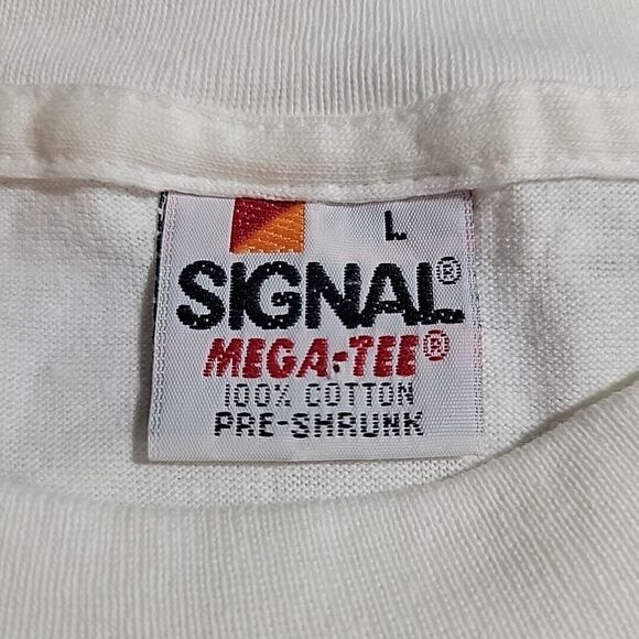 VTG Lake Placid TShirt Large Single Stitch 80's 1989 Travel Signal Mega-Tee NWT - Picture 11 of 11